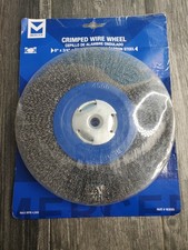 8" Crimped Wire Wheel 3/4 x 2 Arbor Bench Grinder Accessory