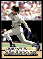 Dante Bichette 2000 Ultra #138 Rockies MLB READ FREE SHIPPING AutographDen