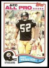 Mike Webster 1982 Topps #222 Pittsburgh Steelers