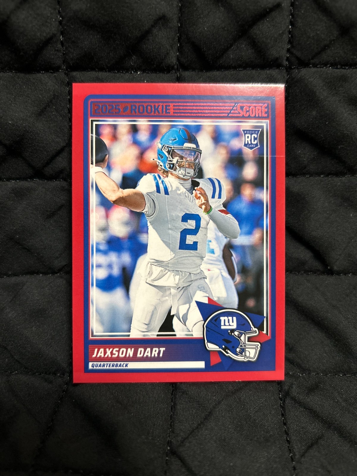 2025 Score - Rookies Jaxson Dart #35 Red (RC)