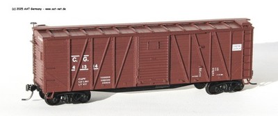 Accurail H0 4407 - 40´ Wood Boxcar Central of GA #41314 (assembled); NEU & OVP