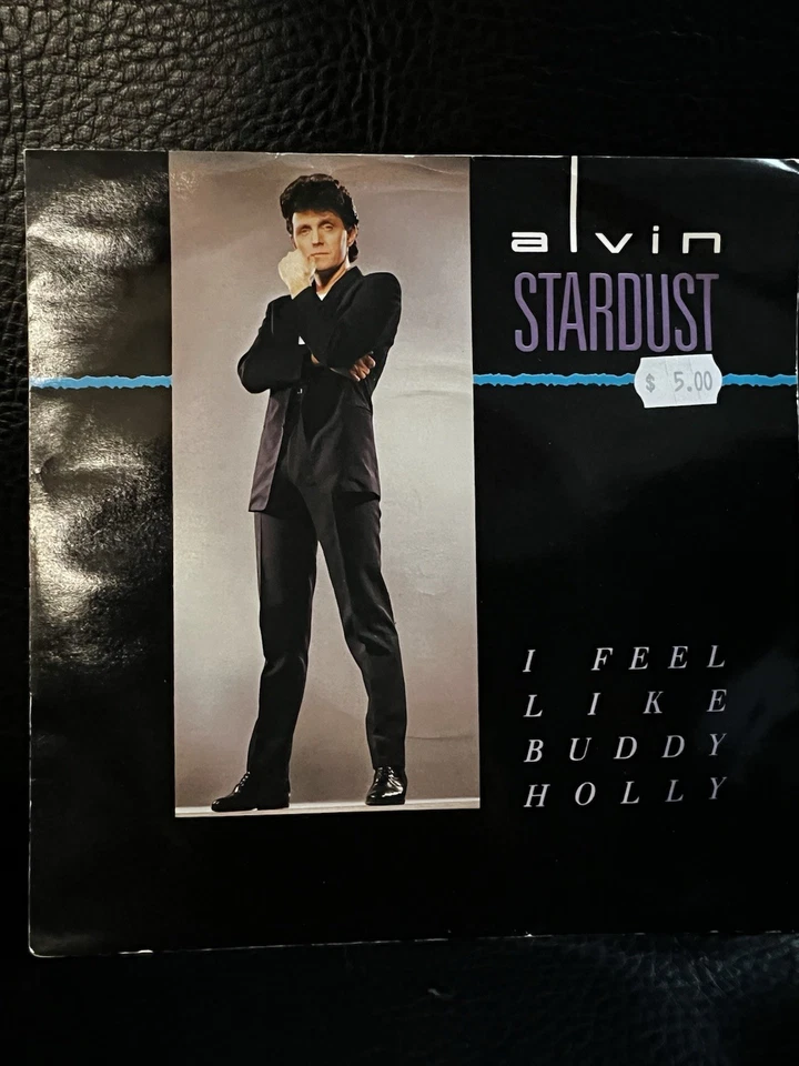 Alvin Stardust. I Feel Like Buddy Holly / Luxury. 7" 45RPM 1984 Single RARE - Image 3 of 4