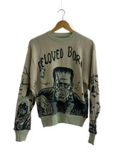 KAPITAL Knit Sweater Thick Size 3 Cotton Green K2409KN803