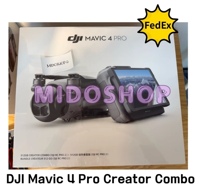 DJI Mavic 4 Pro Creator Combo RC Pro 2 512GB Camera Drone
