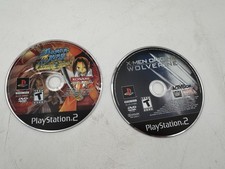 PS2 Shaman King Power of Spirit & X-Men Origins Wolverine Disc Only Tested