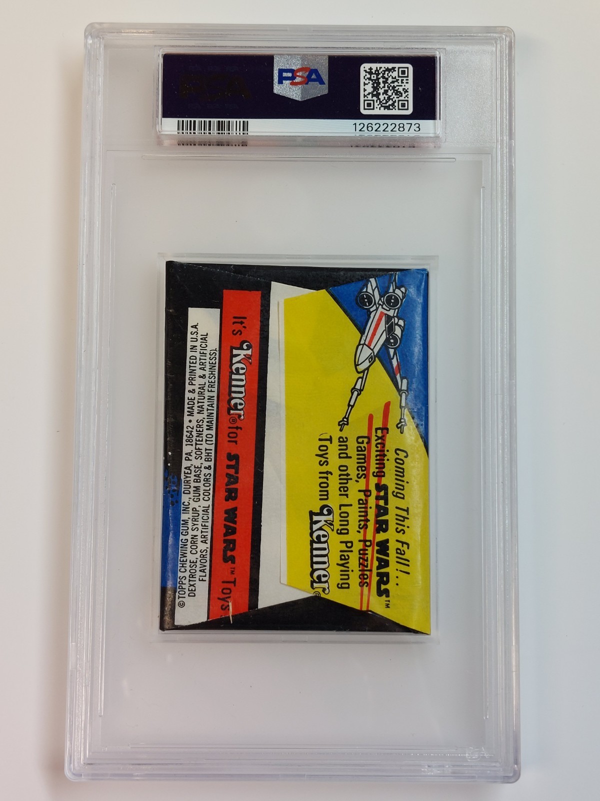 1977 Topps Star Wars 1st Series Wax Fun Pack PSA 6, Rare 4-Card. Freshly Graded! view 3