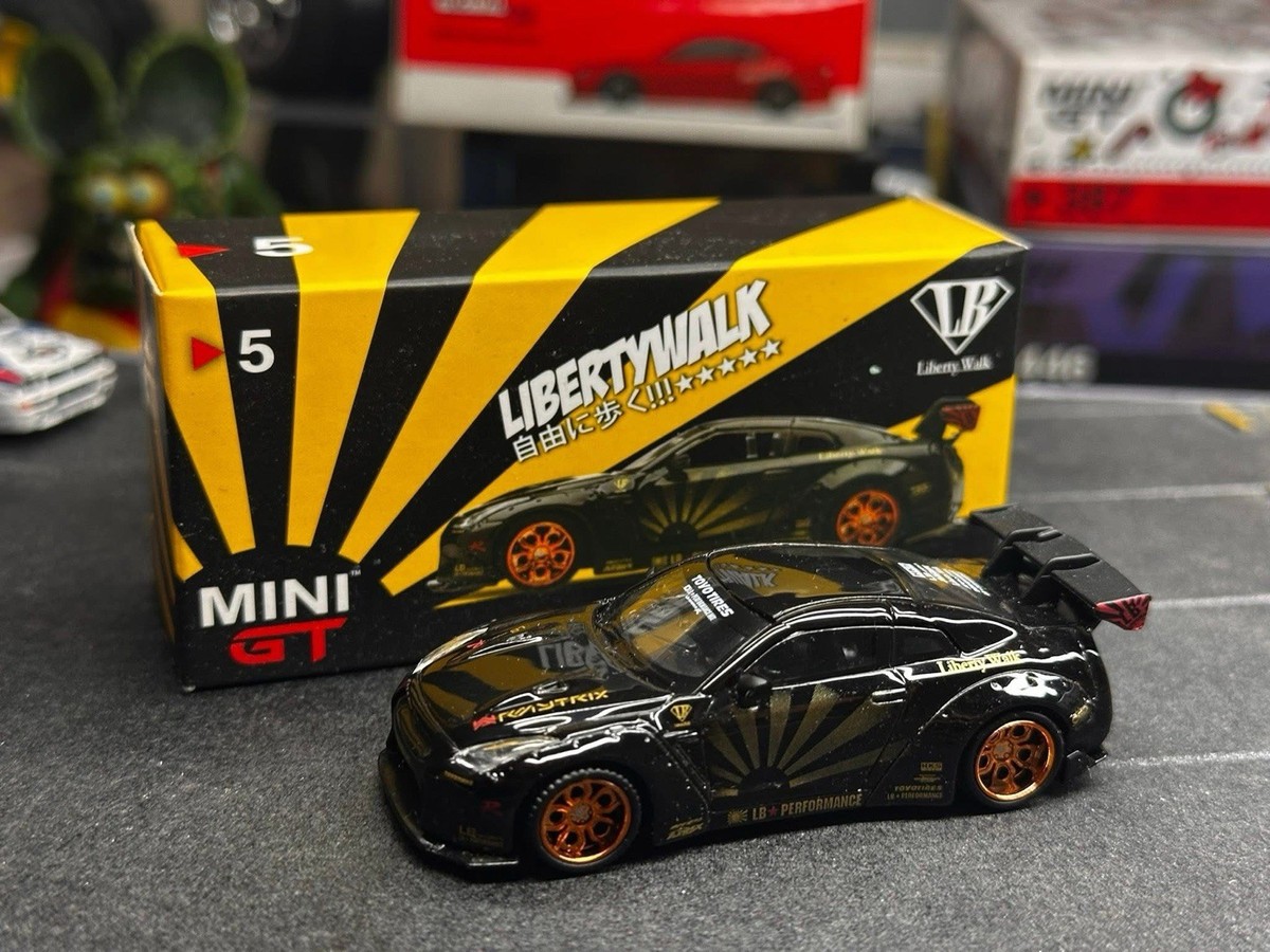 mini gt MINI GT LBWK ５台SET！ R35 GT-R ! MINI GT 135 LBWK Nissan GT-R (R35) Blue / LB Work Livery 2.0