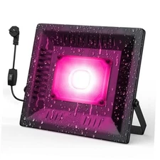 Waterproof Plant Light Outdoor Grow Lights, Full Spectrum LED Grow 150W Black