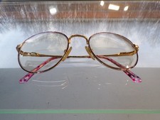 Vintage Clearvision tortoiseshell tortoise shell metal glasses frames; bi-focal