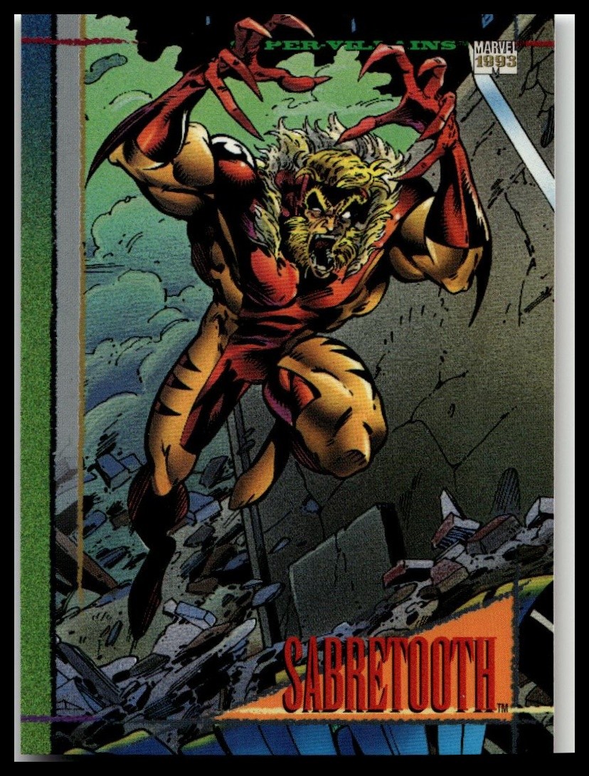 1993 SkyBox Marvel Universe #31 Sabretooth