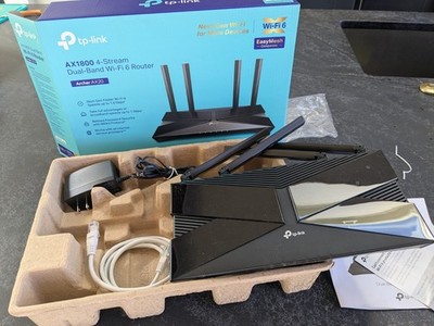 TP-Link Archer AX20 AX1800 Dual-Band Wi-Fi 6 Router 4-Stream Gigabit WPA3 v. 4.6