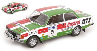 ModelCarGroup VOLVO 142 N.5 1000 LAKES RALLY 1973 MIKKOLA-RAUTANEN 1:18