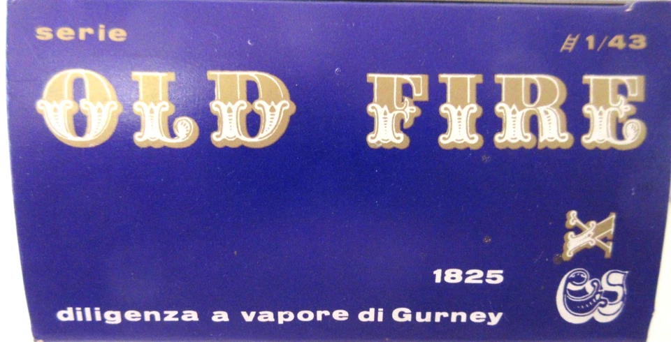 Coche de pasajeros Brumm Old Fire Series 1825 Gurney Steam modelo a escala 1:43 Foto 2 de 2