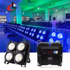2X 400W COB LED Par Light DMX Stage Par Can Light Audience Blinder Crowd Lights
