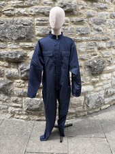 Royal Navy Blue Lightweight Flame Resistant Coveralls FR Mechanics Boiler Suit