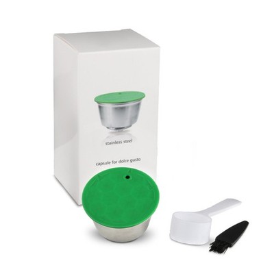 Portable Steel Reusable Refillable Coffee Pod Capsule For DOLCE GUSTO EDG606 A