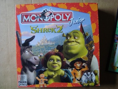 Spiel - MONOPOLY JUNIOR (SHREK 2) DreamWorks Parker Hasbro