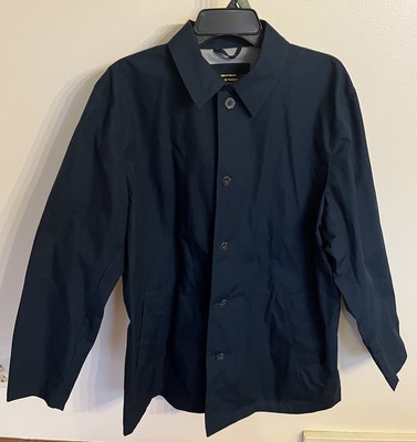 Line Of Trade Mayfair Trench Coat Size XL Waterproof Navy Blue