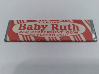 Vtg 1920's American Chewing Gum Wrapper Full Stick Curtiss Baby Ruth
