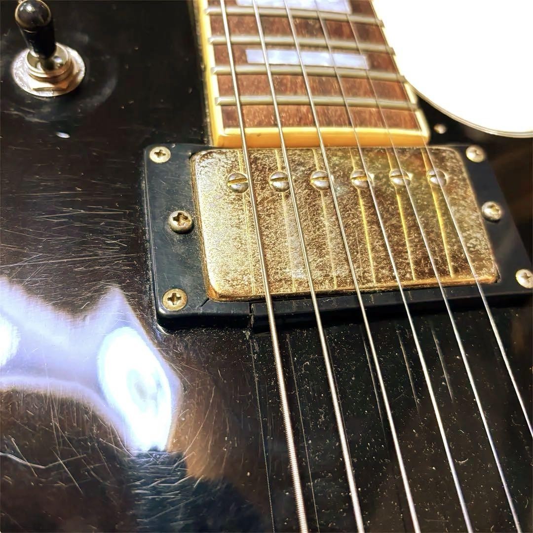 Electric Guitar Busker's BLC300 Les Paul Custom Black S/N L150088
