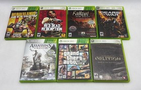 Microsoft Xbox 360 Elite Black 120GB HDD Home Console With Accessories And Games