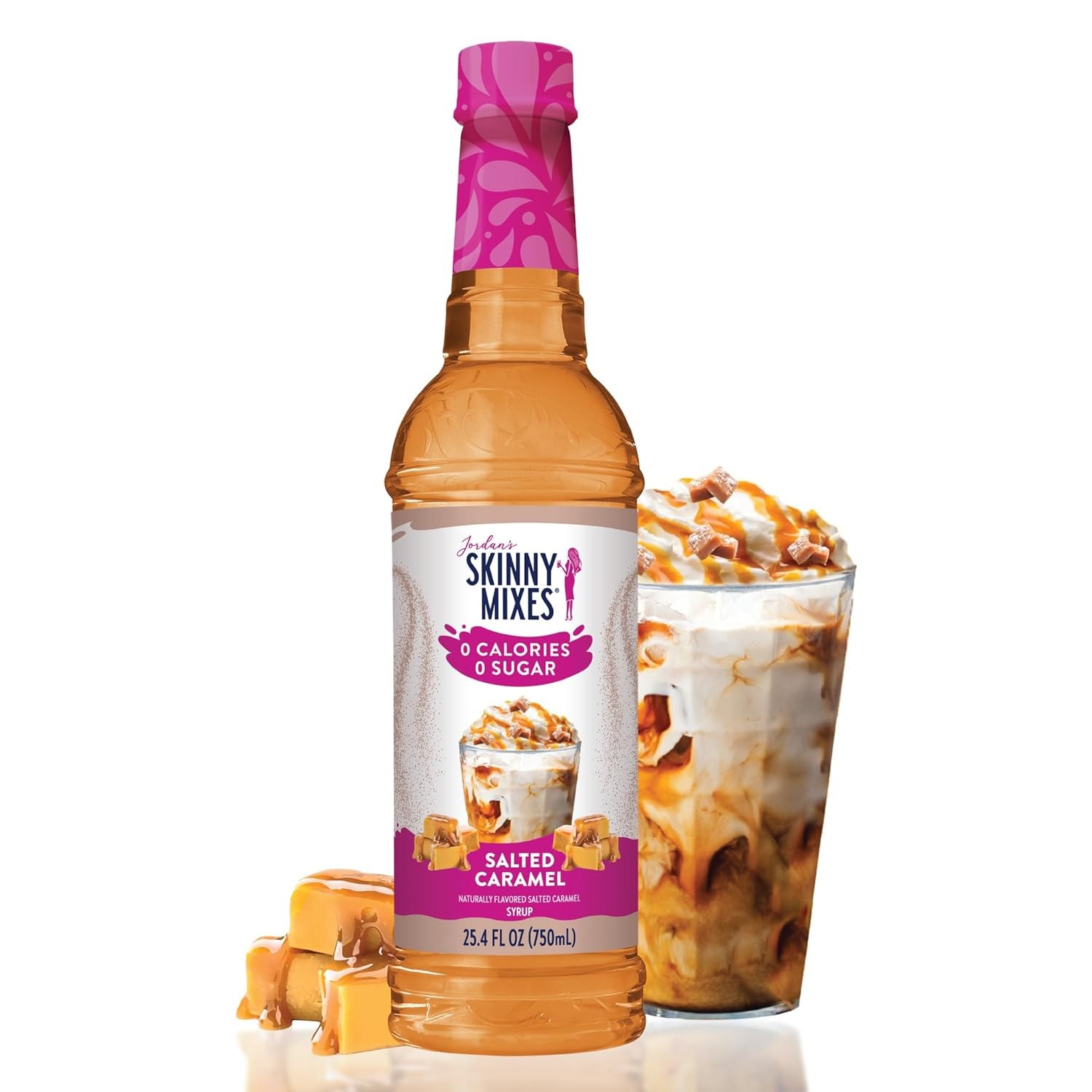 Jordan's Skinny Mixes Syrups Sugar Free Coffee Syrup, 25.4 Fl Oz (Pack of 1) 