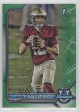 2021-22 Bowman U Chrome Prospects Green Refractor 87/99 McKenzie Milton #13 1u6