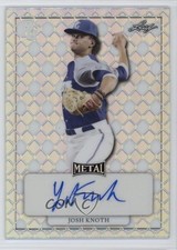 2022 Leaf Perfect Game All-American Classic Silver Rainbow Josh Knoth Auto 03j5