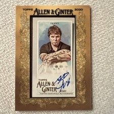 Steven Tefft 2020 Topps Allen & Ginter Mini Framed AUTO #MA-ST - Tattoo Artist 