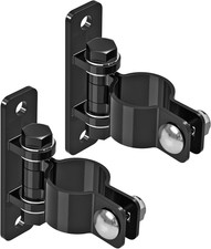 Gate Hinges Heavy Duty Carbon Steel Chain Link Fence Parts Electroplated Finish,
