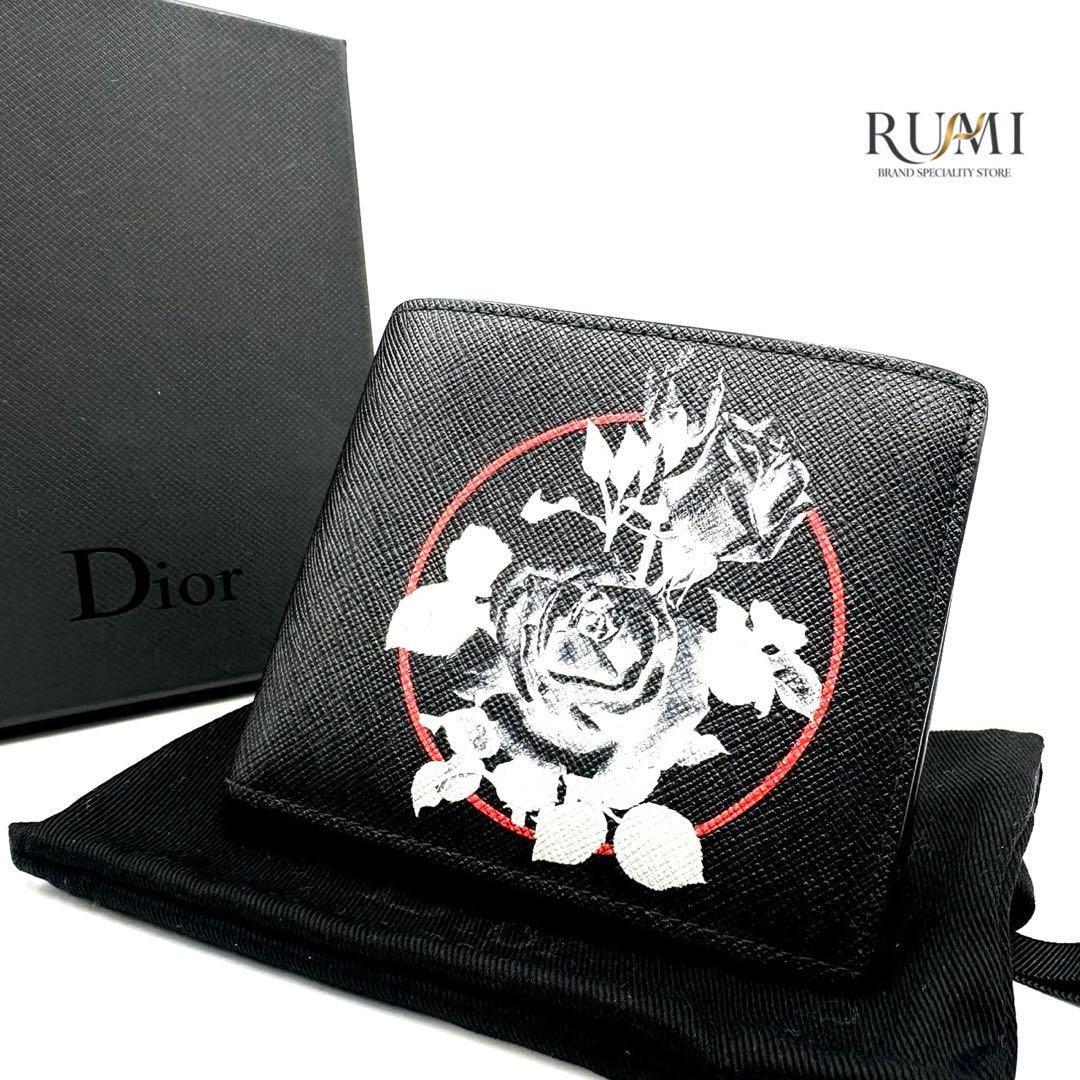 Dior Rose Trotter Mens Folding Wallet New Model Fashionable Gift