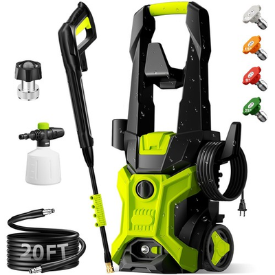 #ad Electric Pressure Washer 5000 PSI 2.5 GPM Portable Power Washer with 4 Quick... $264.59