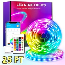 Led Strip Lights100ft Smart Light With App Remote Control Rgb Led Lights Forroom