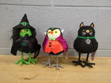 O1-1 Target Hyde and Eek Featherly Friends Halloween Birds Set Of 3 2025 NWT