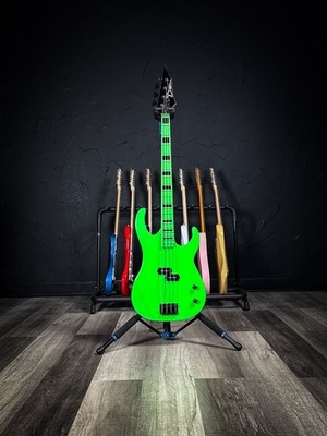 Dean Custom Zone 4-String Bass - Nuclear Green