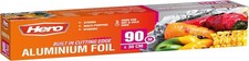Hero Strong Kitchen Foil Roll 90m x 300mm Aluminium Tin Foil Cutter Box