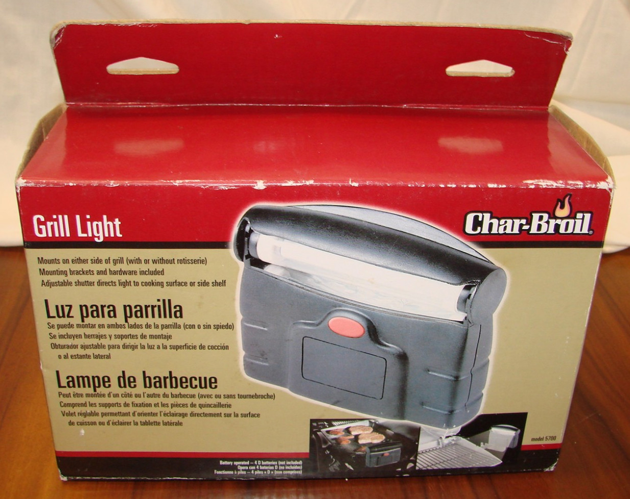 Char Broil Grill Light Model 5700 New Open Box Grilling