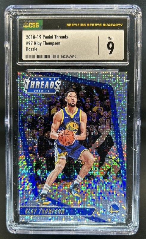 2018-19 Panini Threads Klay Thompson Dazzle #97 Warriors