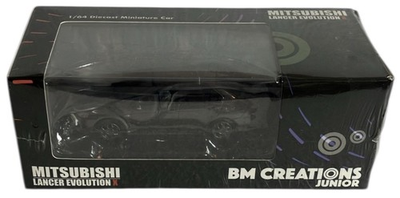 #ad BM Creations 1 64 Mitsubishi Lancer for EVO X grey Left Hand Drive 64B0117 $33.99