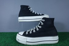 Converse Chuck Taylor All Star Lift Shoes Womens Size 6 Black Platform Hi Top