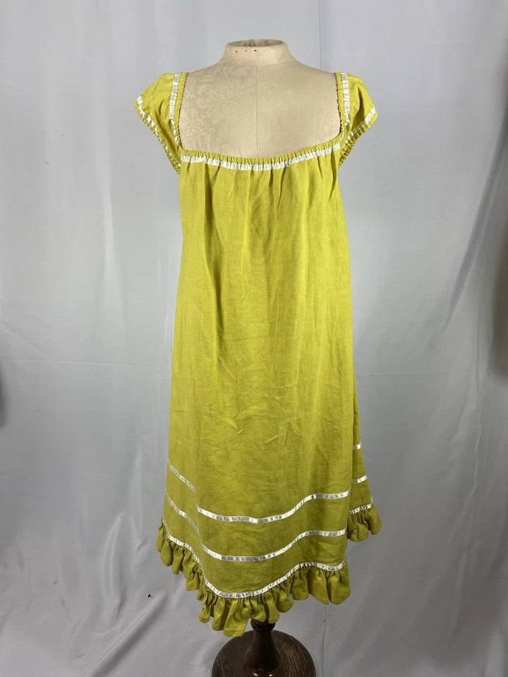 Betsy Johnson Size 4 Yellow Maxi Summer Dress  - Image 2 of 3