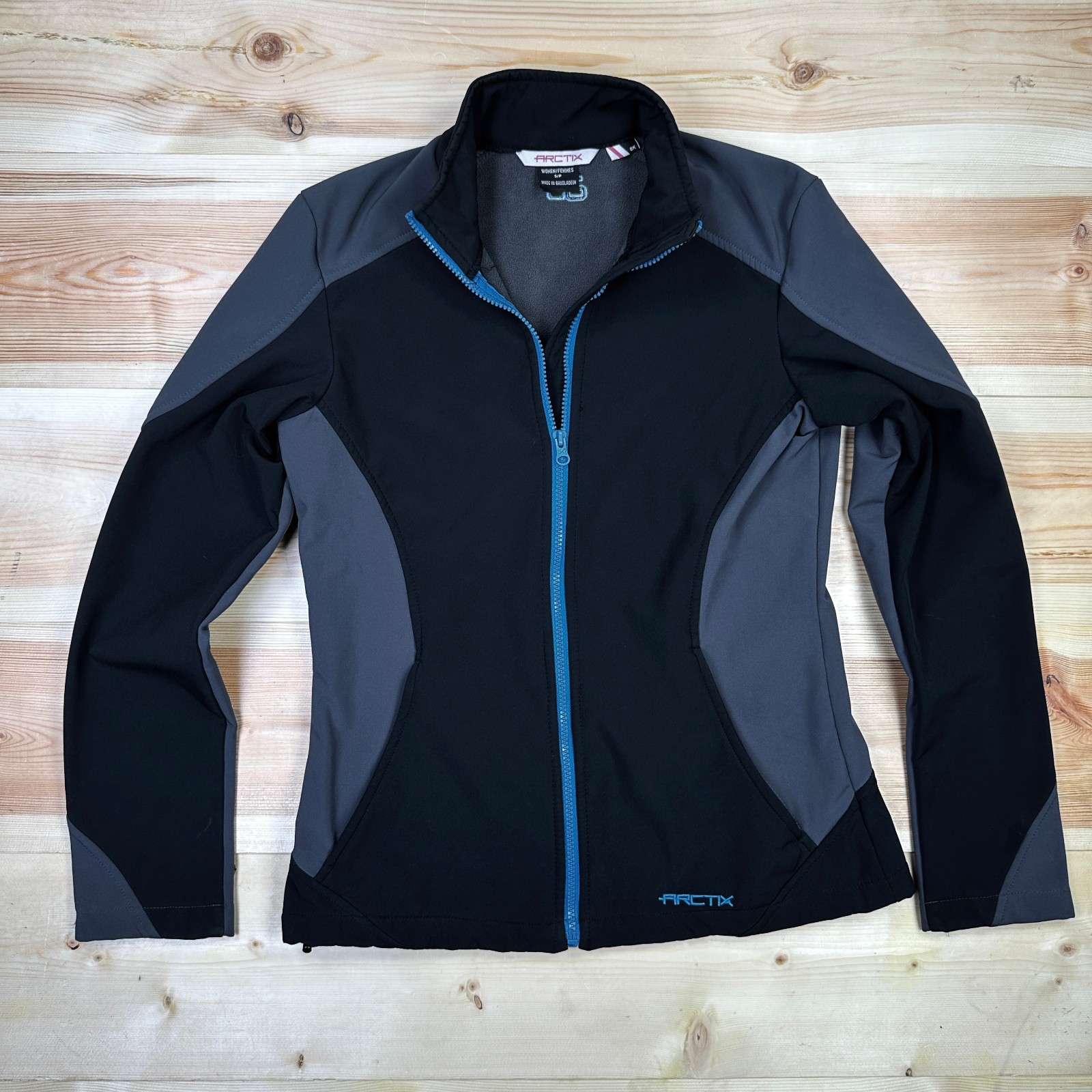 Arctix Softshell Jacket Small Black Gray Full Zip… - image 1