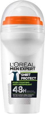 L Oréal Paris Men Expert Shirt Protect Roll On Antiperspirant Deodorant 50ml