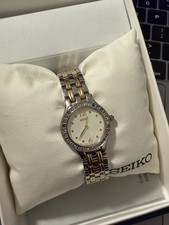 NEW* Seiko Women's SUJG29 Quartz White Dial Stainless Steel Watch