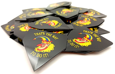 Dart Flights Very Rare Mr Punch Delta Shape 10 sets 30 Pieces DartsClearance
