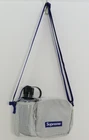 Supreme 22Ss Sac Latéral Bandoulière Nylon Blanc Bleu avec Bouteille 752212Kz