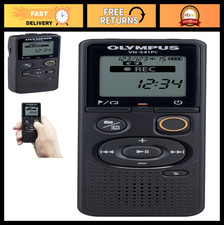 4GB Digital Voice Recorder with PC Link, Black, Compact Portable Renewed