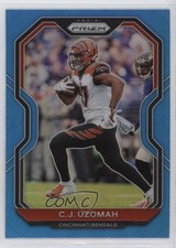 2020 Panini Prizm Light Blue Prizm CJ Uzomah #50 12n5
