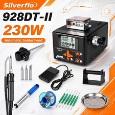 928DT-II 230W Auto Feed  Digital Soldering Station Display with Tin Wire Feeder