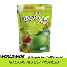 MIKEO Fiber XS Green Apple 30 Sachets Prebiotic + PR0biotic Sugar Free Detox